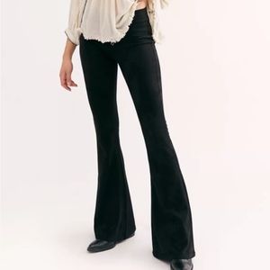 Free People Black Flare Pants